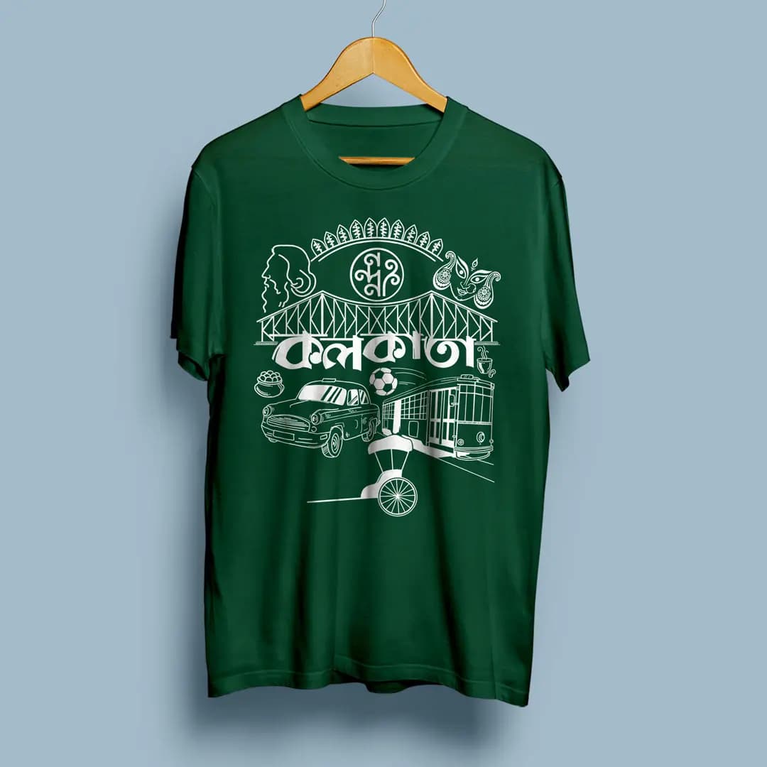 Kolkata - Bengali Graphic T-Shirts