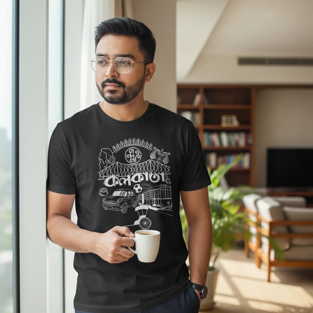 Kolkata - Bengali Graphic T-Shirts