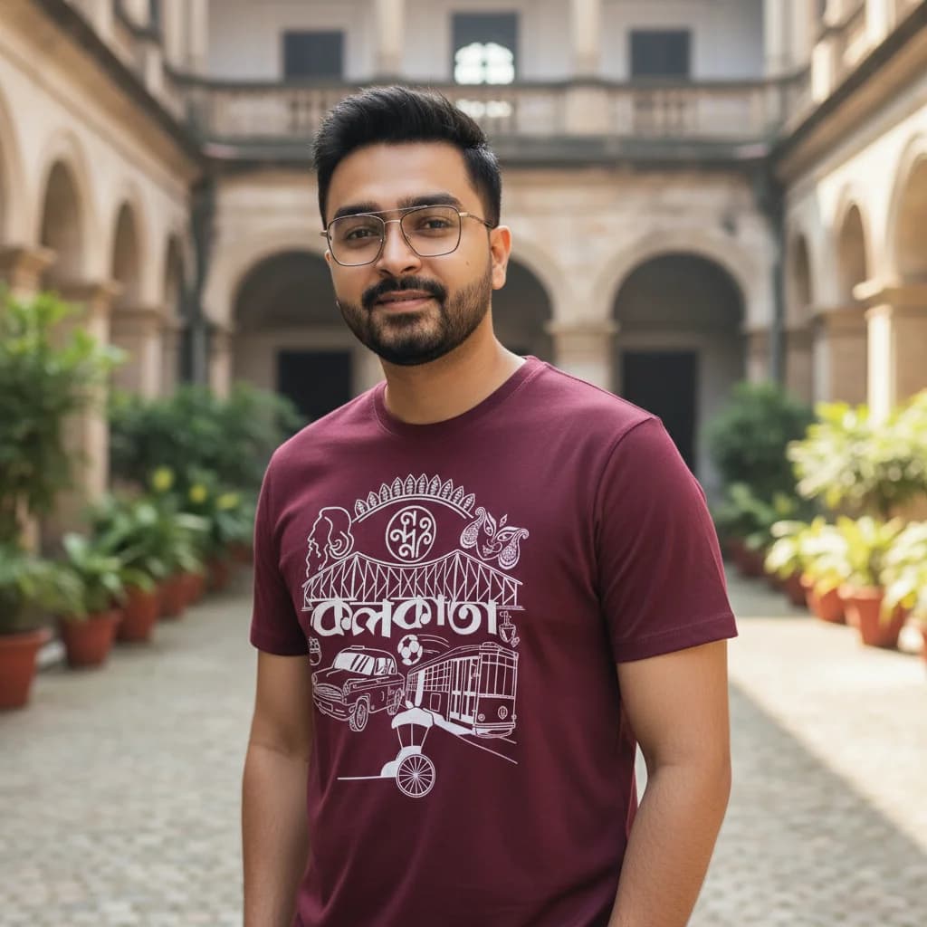 Kolkata - Bengali Graphic T-Shirts