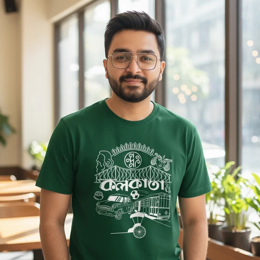 Kolkata - Bengali Graphic T-Shirts