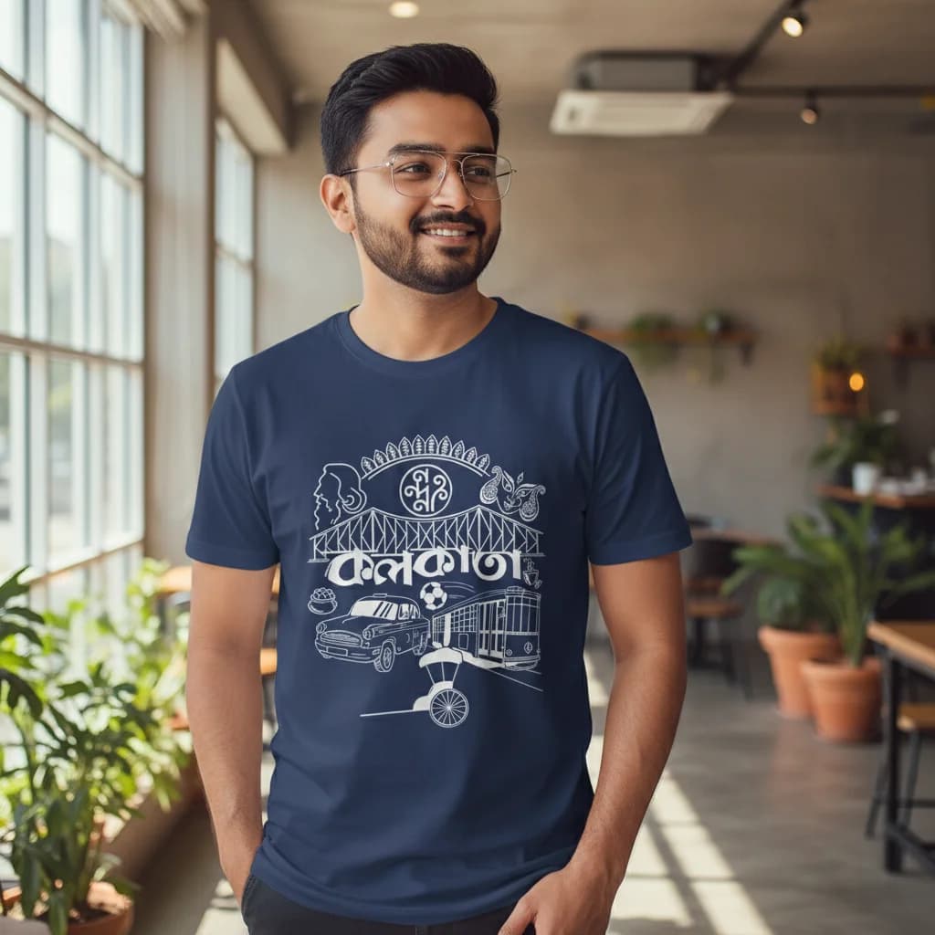 Kolkata - Bengali Graphic T-Shirts