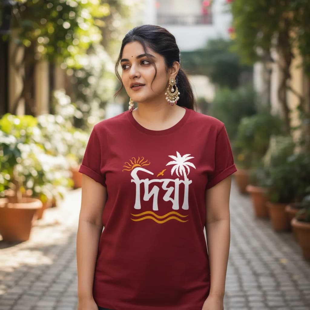 Digha T-Shirt (Women) - Bengali Travel T-Shirt