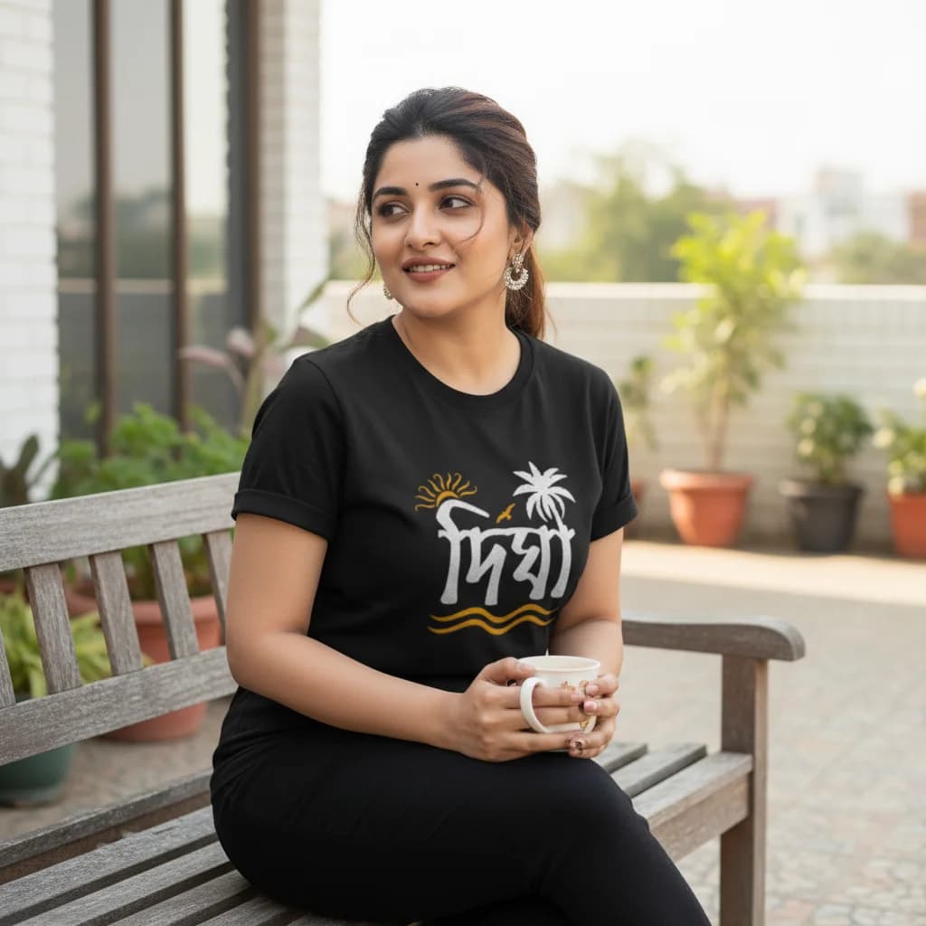 Digha T-Shirt (Women) - Bengali Travel T-Shirt