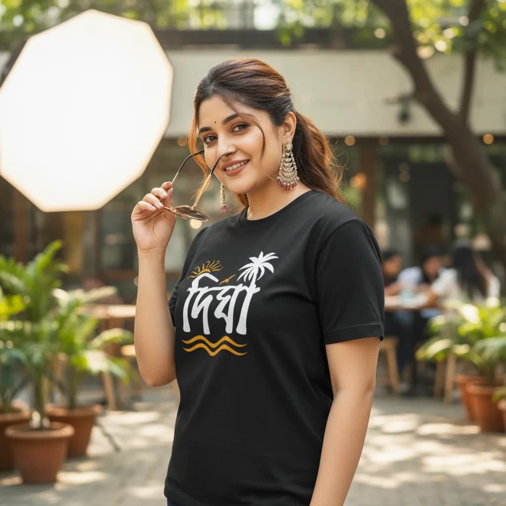 Digha T-Shirt (Women) - Bengali Travel T-Shirt