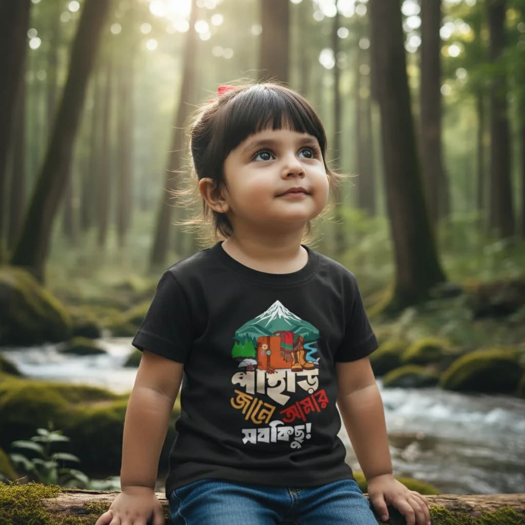 Pahar Jane Amar Sob Kichu (Kids T-shirt)