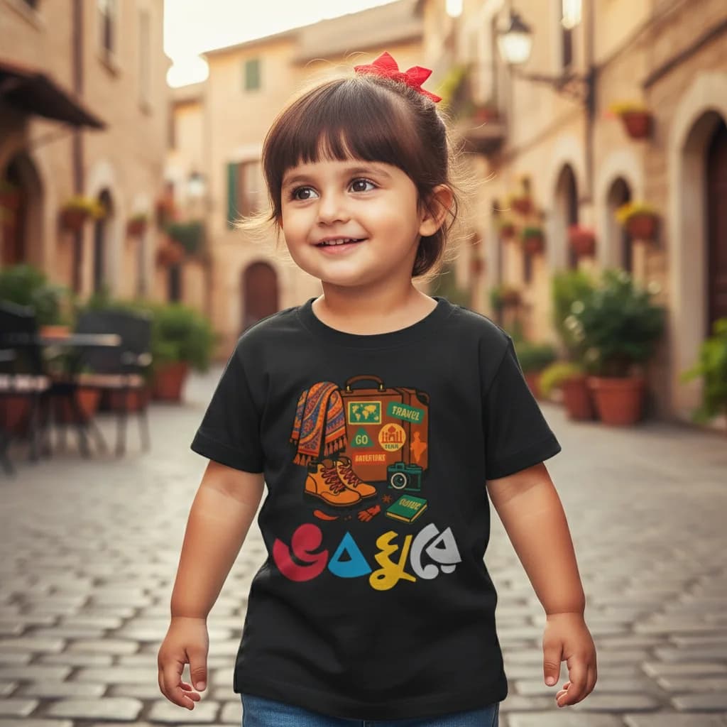 Voboghure (Bengali Printed Kids T-shirt)