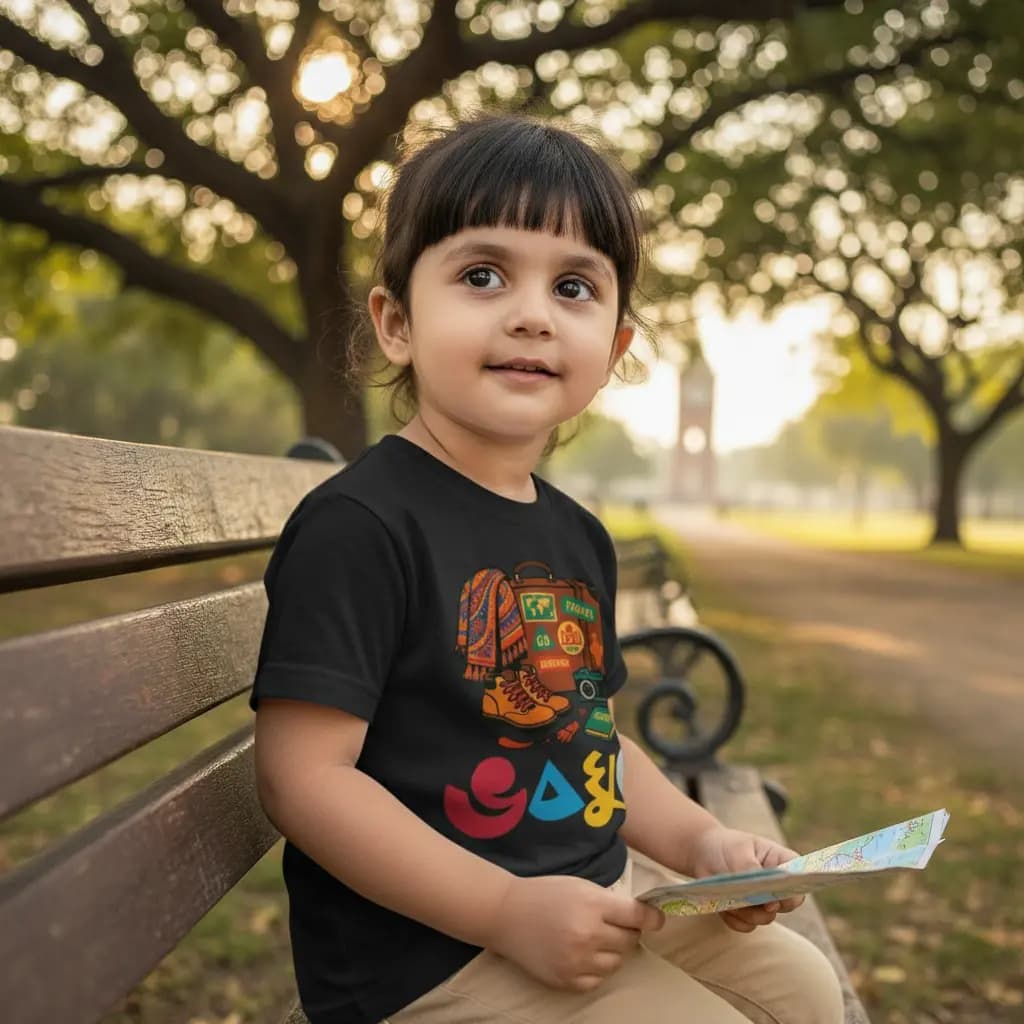 Voboghure (Bengali Printed Kids T-shirt)