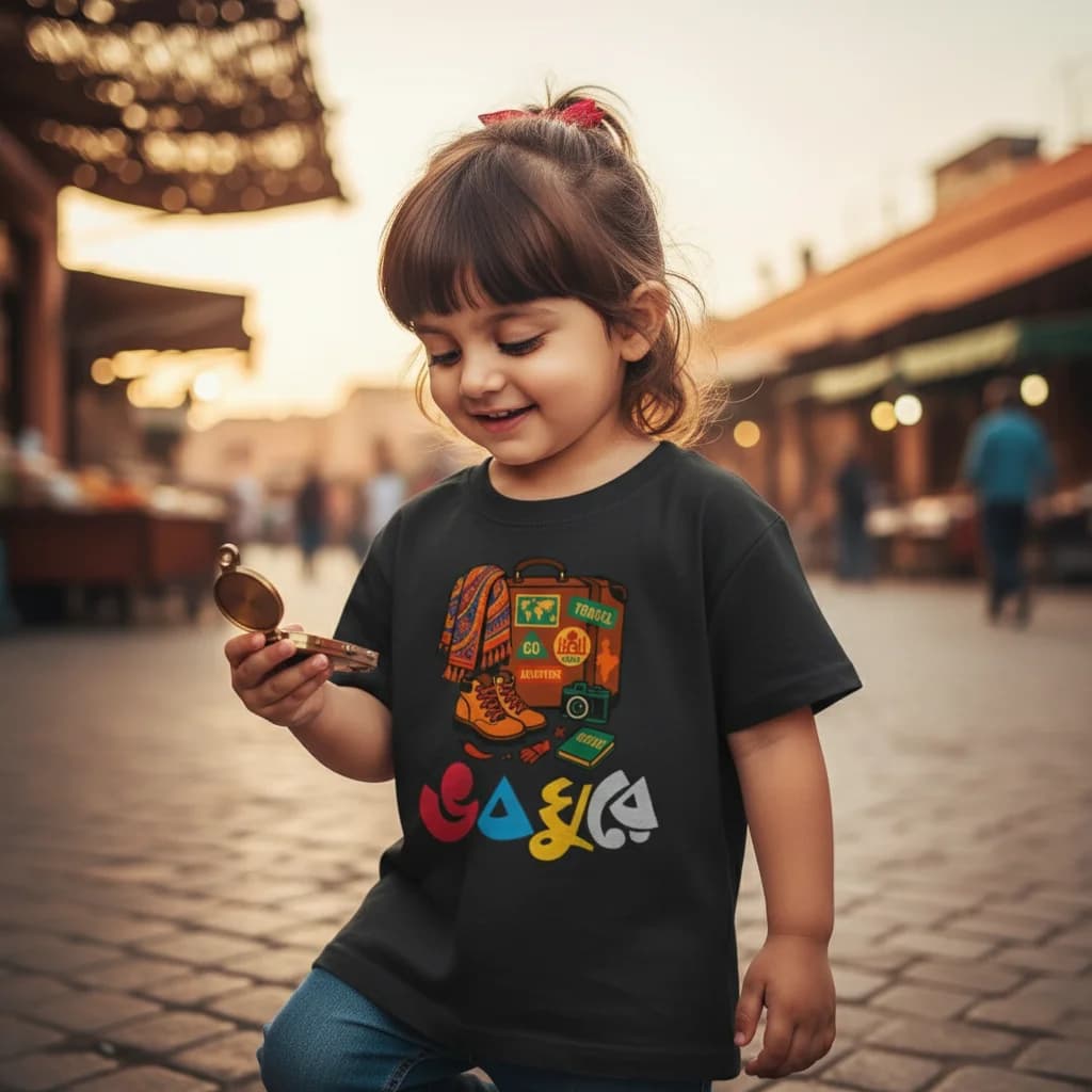 Voboghure (Bengali Printed Kids T-shirt)