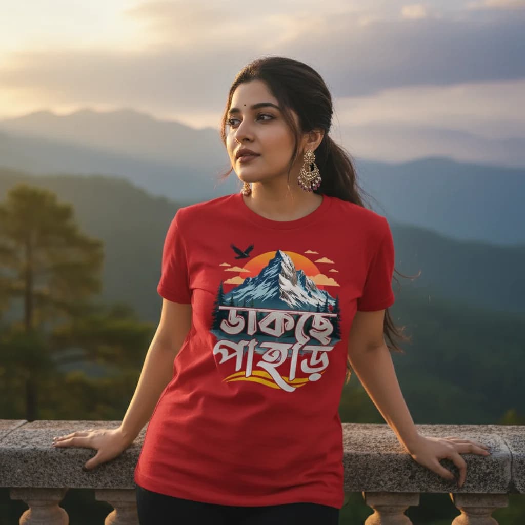 Dakhche Pahar - Bengali Travel T-Shirt