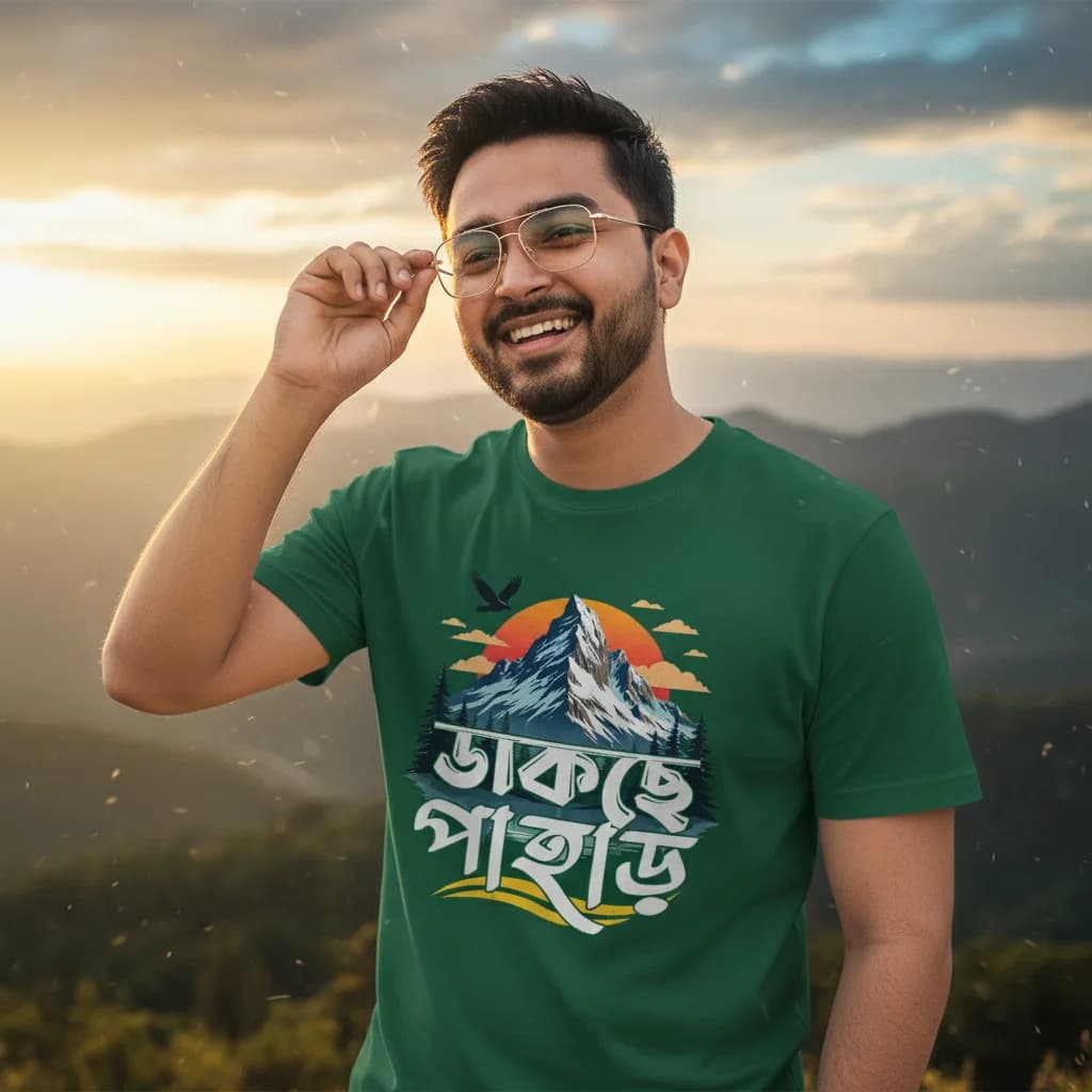 Dakhche Pahar - Bengali Travel T-Shirt