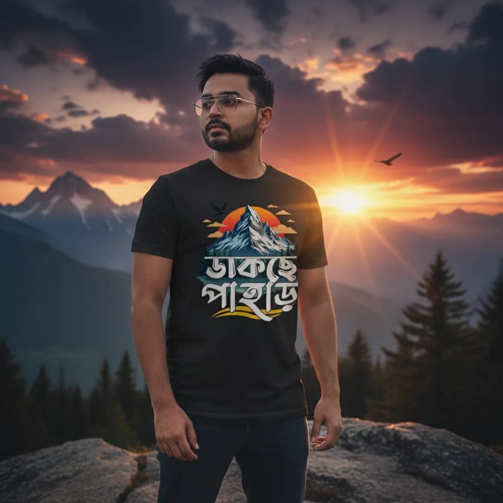 Dakhche Pahar - Bengali Travel T-Shirt