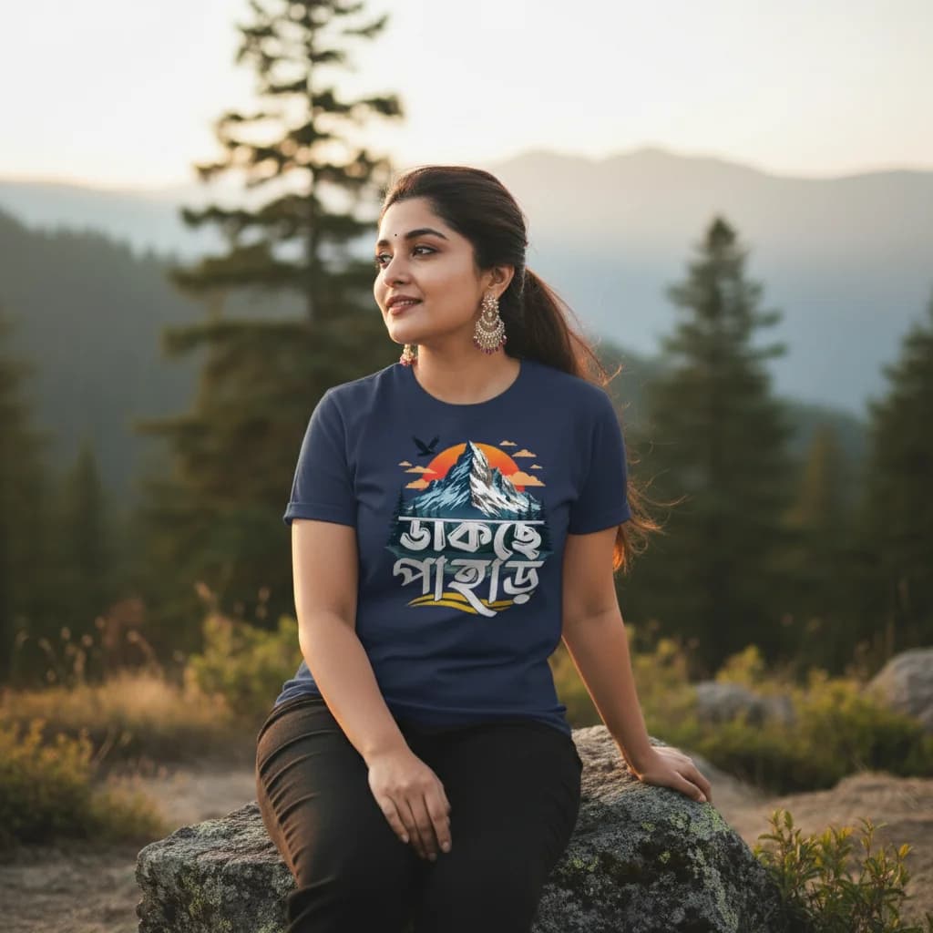 Dakhche Pahar - Bengali Travel T-Shirt
